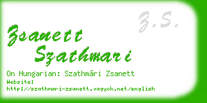 zsanett szathmari business card