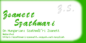 zsanett szathmari business card